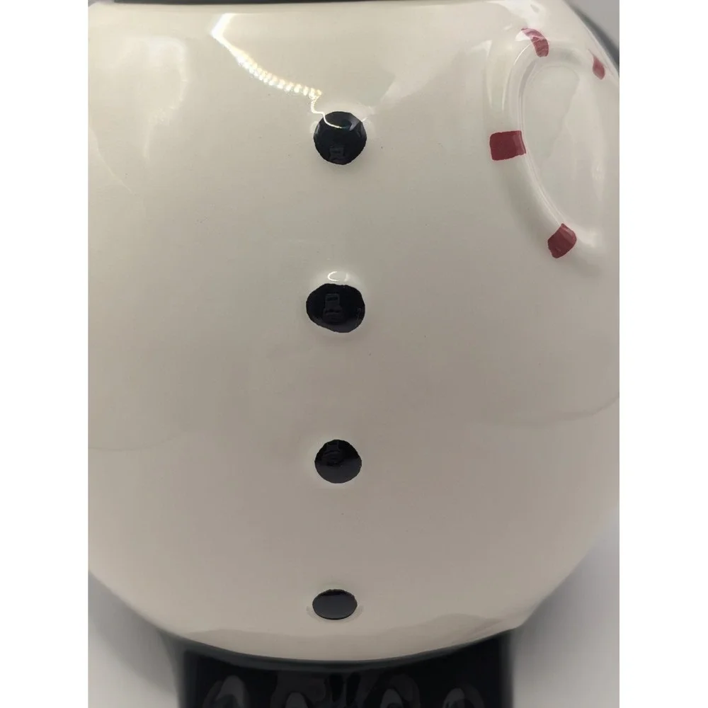 Johanna Parker Carnival Cottage Penguin Christmas Cookie Jar Canister Snug Lid - Picture 8 of 16